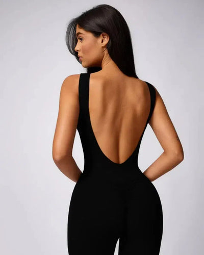Kalani – Open-back design – Workout jumpsuit