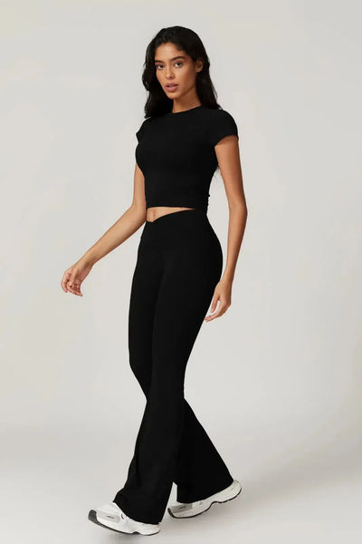 Regina – Cropped top – Top & leggings set