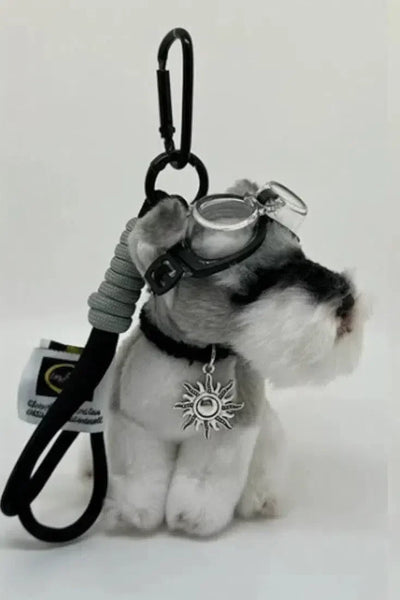 Schnauzer Aviator – Playful design – Bag charm