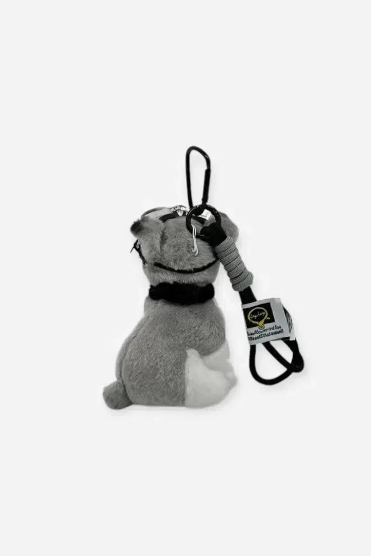 Schnauzer Aviator – Playful design – Bag charm