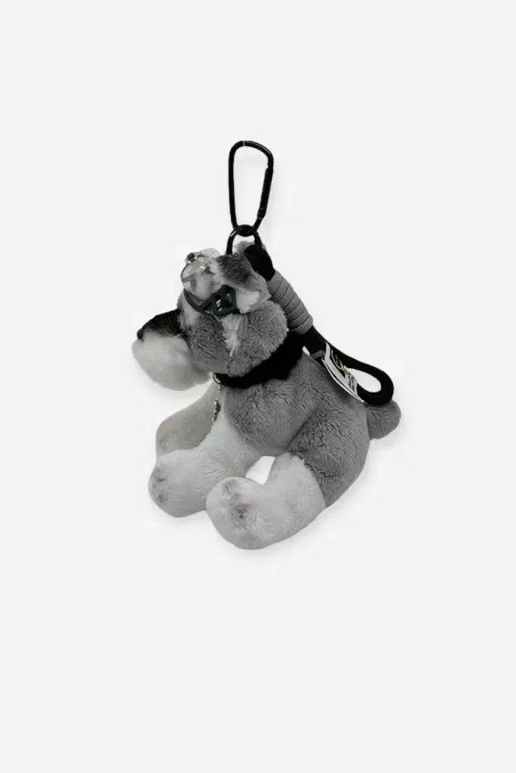 Schnauzer Aviator – Playful design – Bag charm