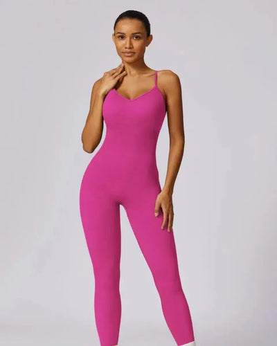 Solara – V-neckline – Modern active jumpsuit