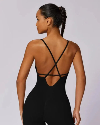 Solara – V-neckline – Modern active jumpsuit