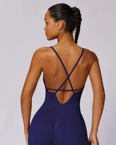 Solara – V-neckline – Modern active jumpsuit