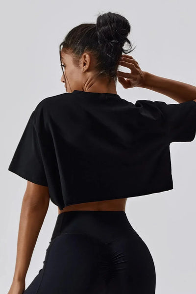 Tove – Cropped tee – 3-piece set